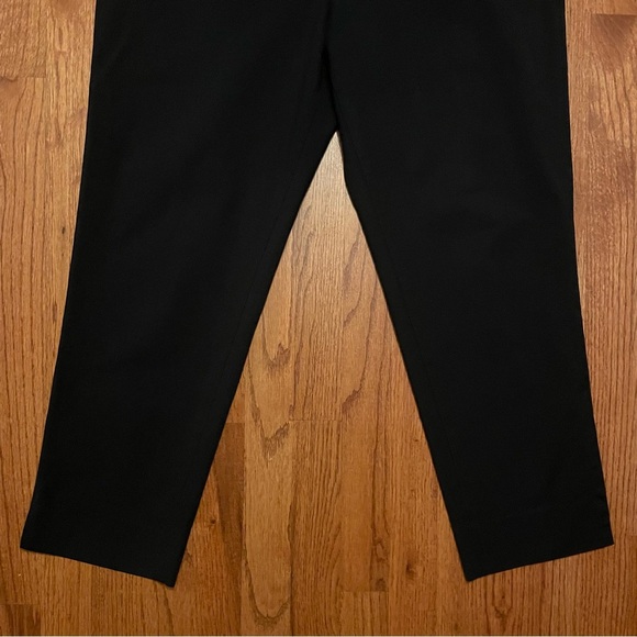 Lafayette 148 NY black size zip crop ankle pants size 14 - Picture 4 of 13